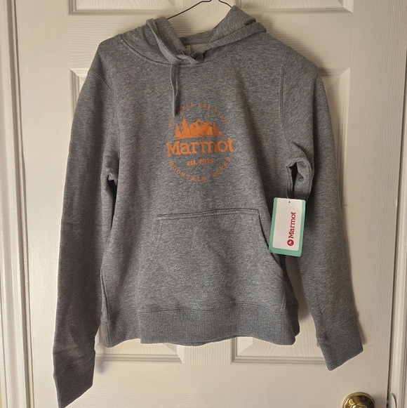 Marmot Tops - Marmot Culebra Hoodie Women's S NWT $65 Heather Gray